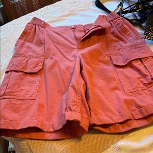 Women's Casual Cargo Shorts - Rose
